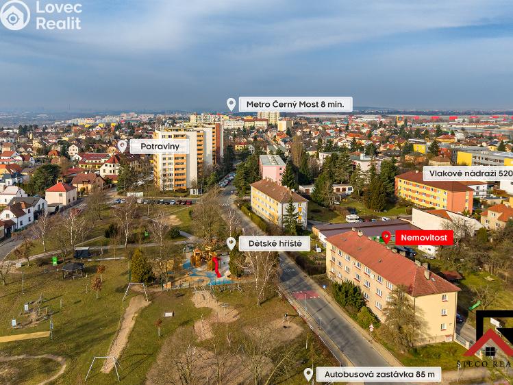 Sale apartment 3+1 Praha, Jívanská č. 1