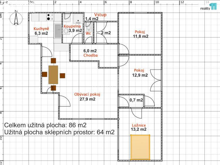Продажа семейного дома Kouřim, Tyršova č. 5