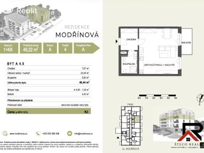Продажа квартиры 1+KK Třebíč č. 17