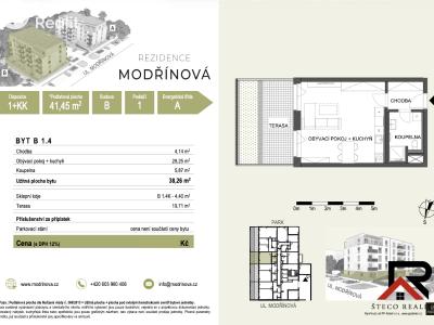 Продажа квартиры 1+KK Třebíč č. 17