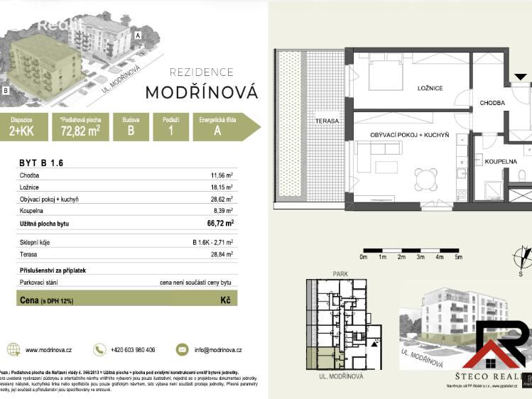 Prodej bytu 2+KK Třebíč č. 17