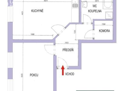 Оренда квартири 2+KK Plzeň, Kaprová č. 12