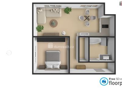 Prodej bytu 2+KK Frenštát pod Radhoštěm, 6. května č. 14