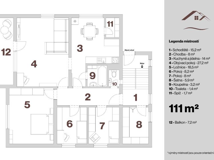 Продажа семейного дома Chýnov, Tyršova 438 č. 28