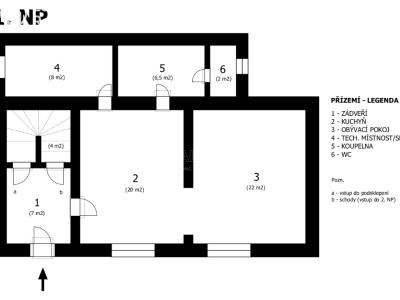 Продаж сімейного будинку Svojšice č. 31