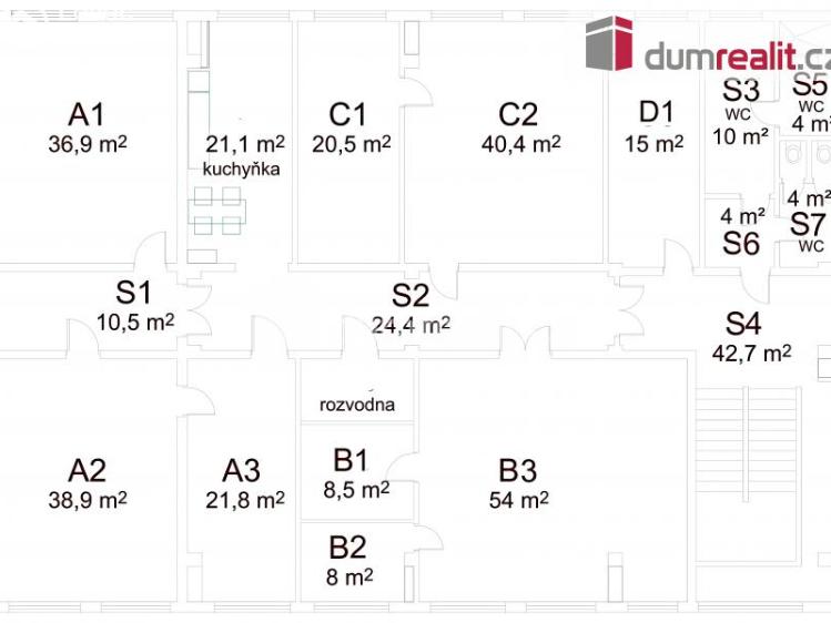 Rent office space Hradec Králové, Kalendova č. 4