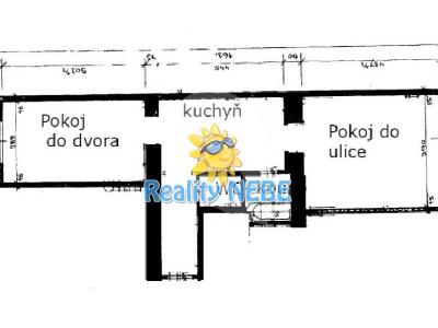 Rent apartment 2+1 Praha, Na Veselí č. 10