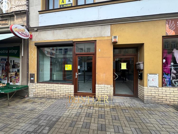 Rent commercial space Teplice, Masarykova třída č. 4
