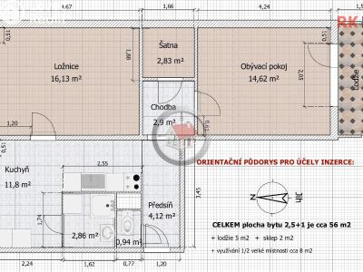 Аренда квартиры 2+1 Třebíč č. 7