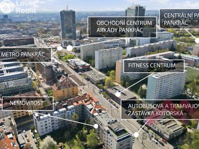 Rent apartment 2+KK Praha, Na Pankráci č. 21