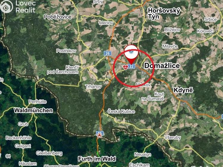 Pronájem garážového stání Domažlice, Petrovická č. 3