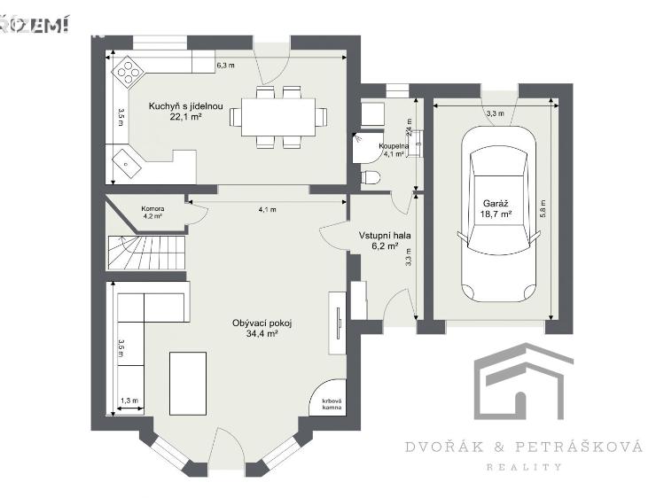 Prodej rodinného domu Vrané nad Vltavou, Kruhová 618 č. 39