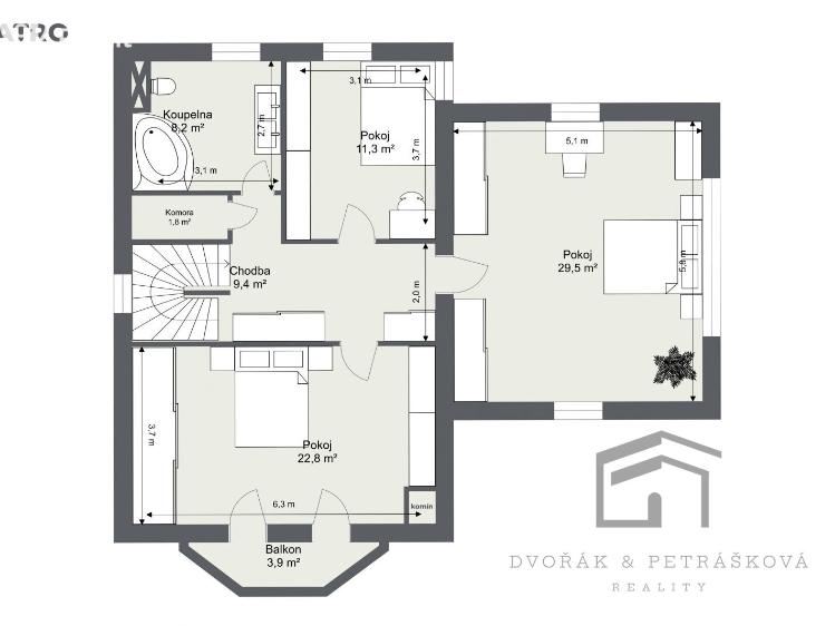 Prodej rodinného domu Vrané nad Vltavou, Kruhová 618 č. 40
