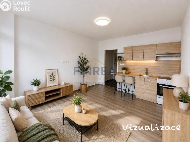 Pronájem bytu 1+KK Chomutov, Seifertova č. 1