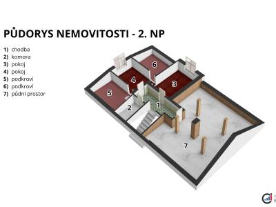 Продаж сімейного будинку Pardubice, Husitská č. 32