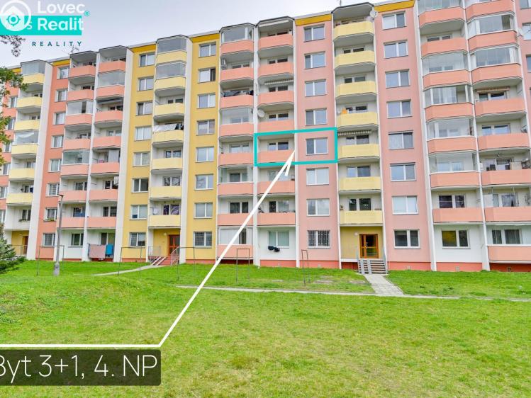 Pronájem bytu 3+1 Olomouc, Jílová č. 18