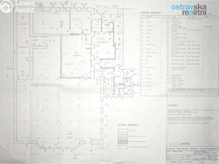 Продажа офисного помещения Ostrava, Obránců míru 238/33 č. 13