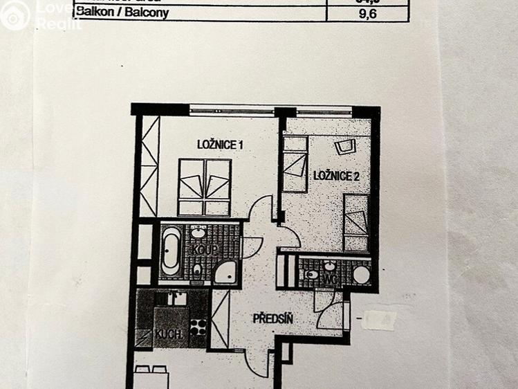 Rent apartment 3+KK Praha, Tibetská č. 7