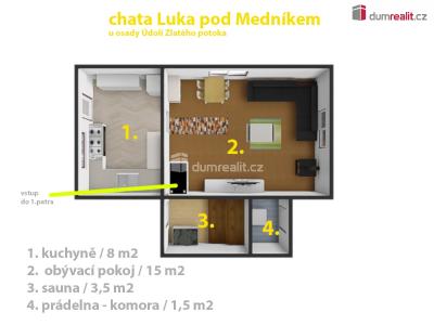 Продажа хижины Jílové u Prahy č. 16