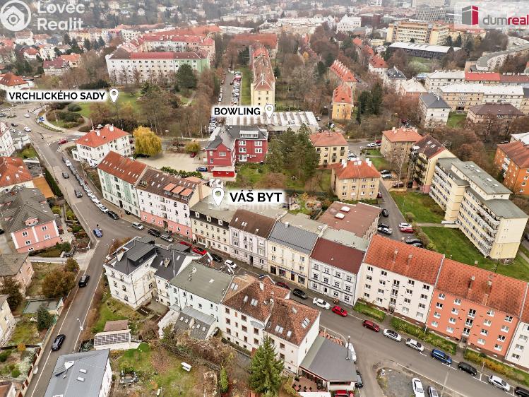 Sale apartment 2+KK Ústí nad Labem, Klíšská č. 2