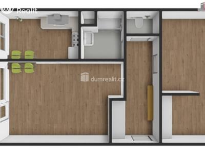 Аренда квартиры 2+KK Praha 9, Veltruská č. 10