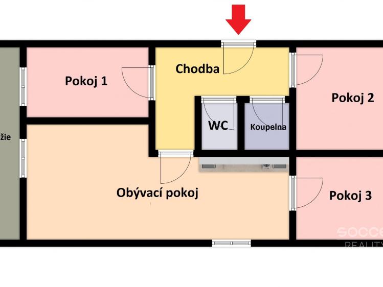 Rent apartment 4+KK Praha, Horáčkova č. 4