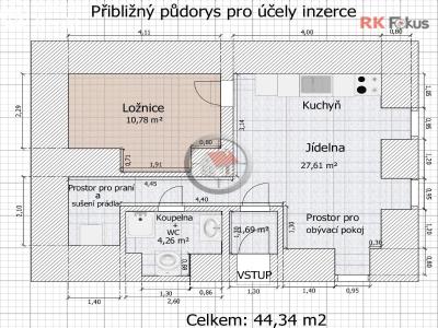 Аренда квартиры 2+KK Moravské Budějovice, nám. ČSA č. 6