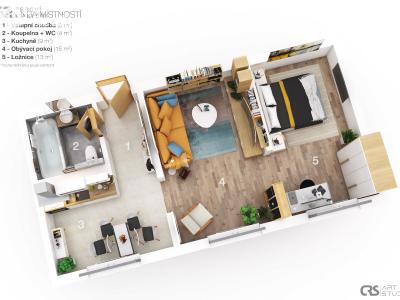 Sale apartment 2+1 Ostrava, Horní č. 18