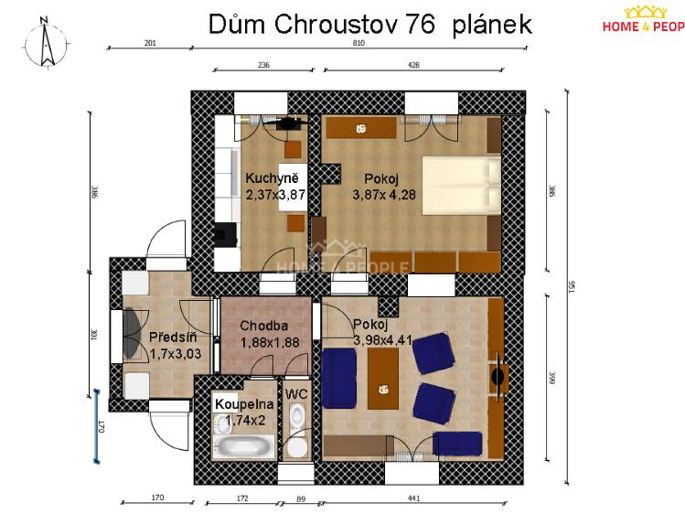 Sale family house Chroustov č. 4