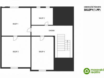 Sale family house Moravský Krumlov, Zahradní 284 č. 33
