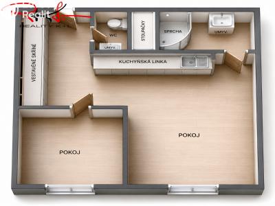 Pronájem bytu 2+KK Praha, U měšťanského pivovaru č. 2