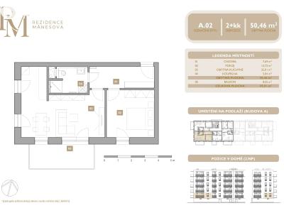 Sale apartment 2+KK Lipník nad Bečvou, Mánesova č. 2