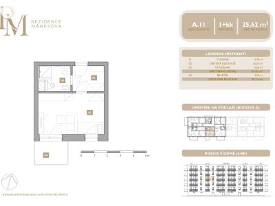 Sale apartment 1+KK Lipník nad Bečvou, Mánesova č. 8