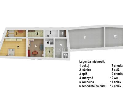 Prodej rodinného domu Slavonice č. 11