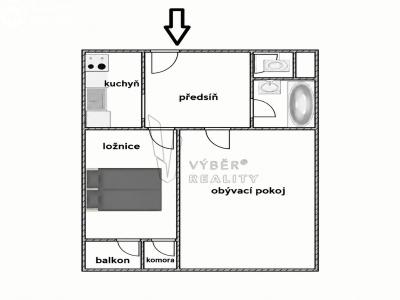 Prodej bytu 2+KK Praha, Jana Želivského č. 8