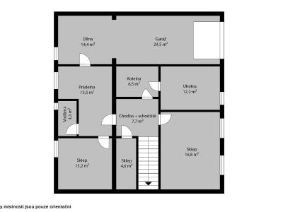 Sale multi-gen house Veltruby, Nová 321 č. 17