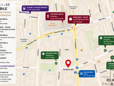 Pronájem obchodního prostoru Pardubice, Smilova 401 č. 2