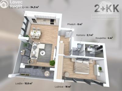 Prodej bytu 2+KK Praha, V Předním Hloubětíně č. 9
