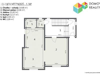 Продаж сімейного будинку Hýskov, Polní 295 č. 15
