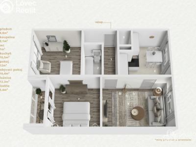 Продаж квартири 3+1 Sokolov, Marie Majerové č. 23
