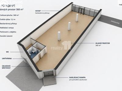 Rent commercial space Česká Lípa, Okružní č. 1