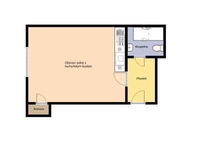 Продажа квартиры 1+KK Praha, Čerpadlová č. 2