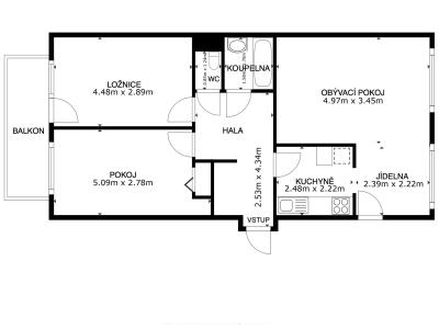 Продаж квартири 3+1 Kounice č. 23