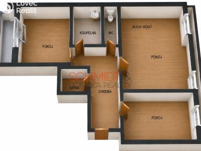 Sale apartment 3+KK Hustopeče, U Větrolamu č. 6