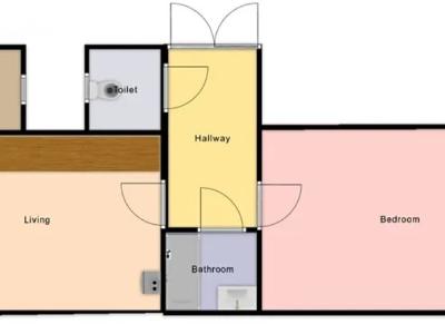 Аренда квартиры 2+KK Praha, Braunerova č. 18