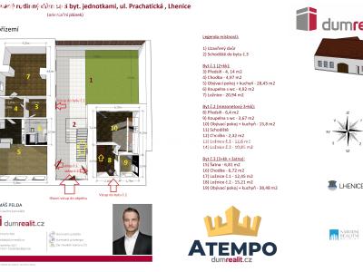 Продажа квартиры 3+KK Lhenice, Prachatická č. 2