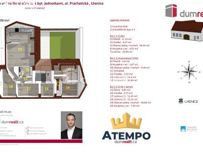 Продажа квартиры 3+KK Lhenice, Prachatická č. 14