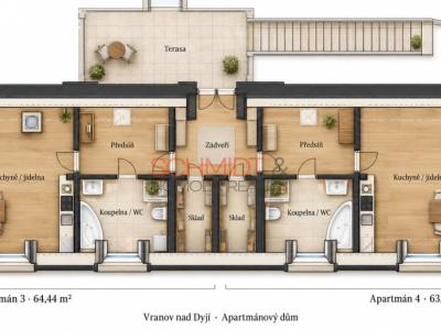 Prodej apartmánů Vranov nad Dyjí, Znojemská 1 č. 5