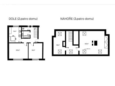 Rent apartment 4+1 Praha, Otínská č. 10