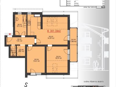 Sale apartment 3+KK Trhové Sviny, Za Pilou č. 19